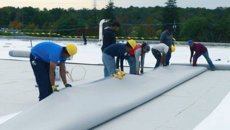 BMI EverGuard Flat Roof installation