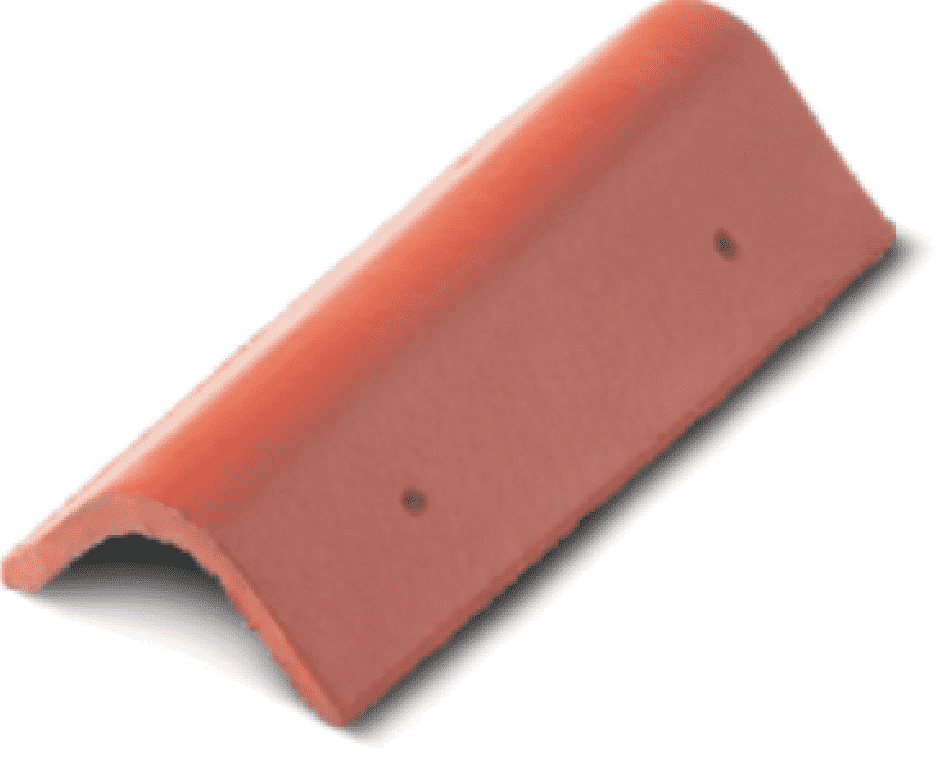 Barge Tile adjoining roof section tile