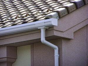 Luxron - Rain Water Gutter Sytem with rooftile - White